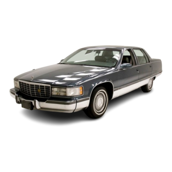Cadillac FLEETWOOD 1995 Owners Literature