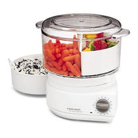 Black & Decker Flavor Scenter Steamer Plus HS900 Use And Care Book Manual