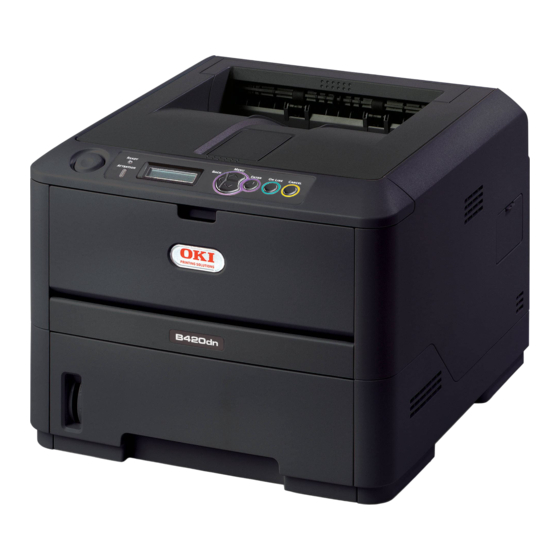 Oki B410d User Manual