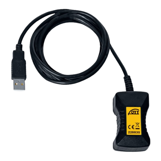 OTT IrDA-Link USB Installation Instructions Manual