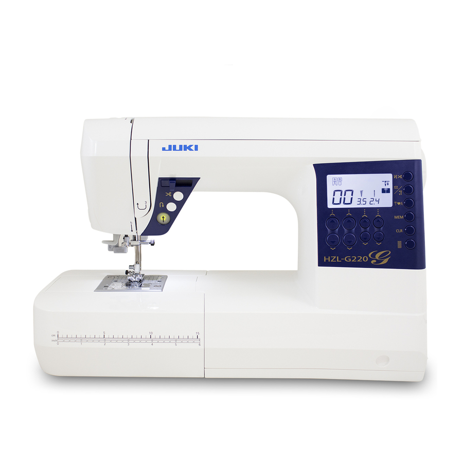 JUKI HZL-G Series Manual