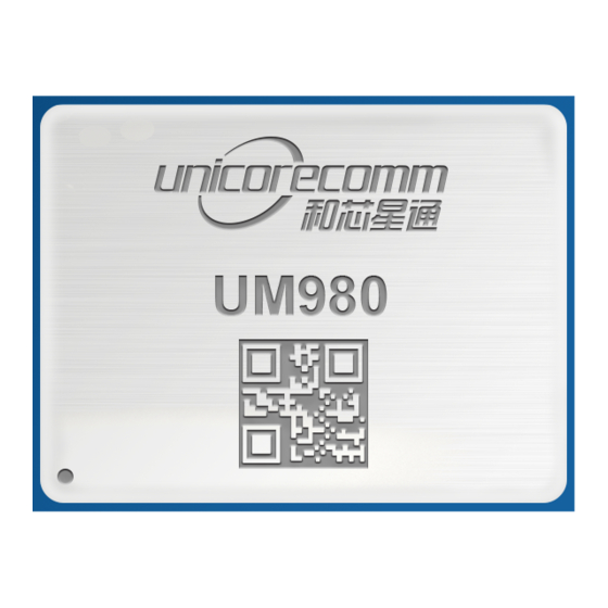 UNICORECOMM UM980 User Manual