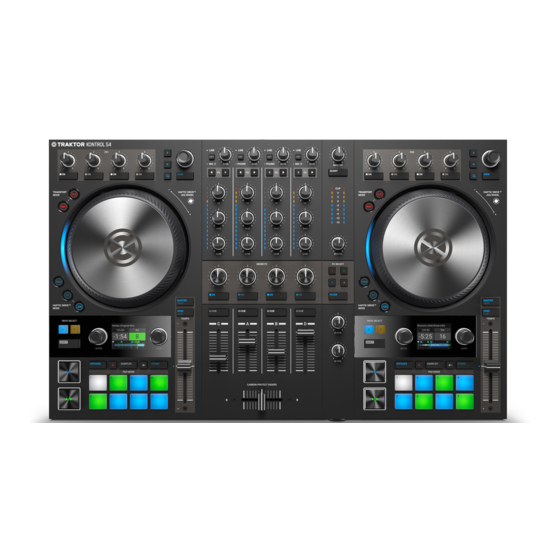 Native Instruments Traktor Kontrol S4 Calibration Manual