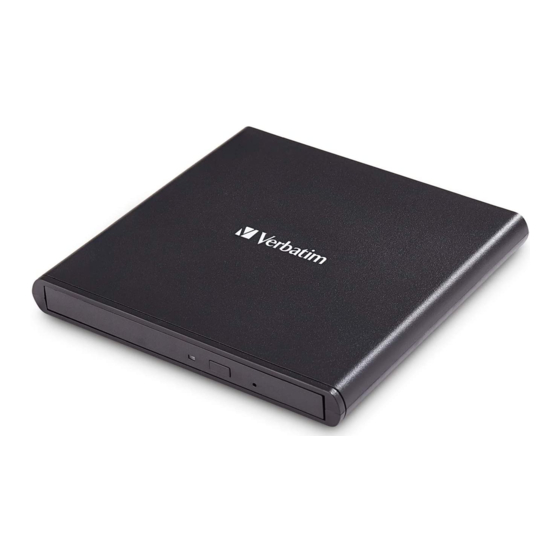 Verbatim External Slimline Blu-ray Writer User Manual