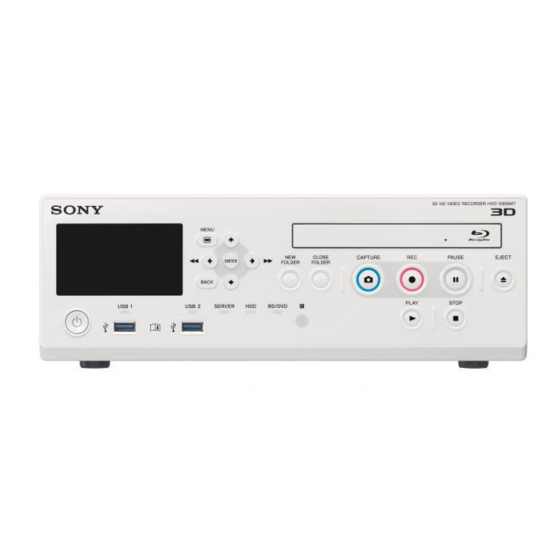 Sony HVO-3300MT Manuals