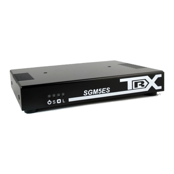 TRX SGM-5E VoIP Manuals