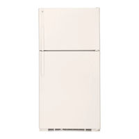 GE GTS22KBPWW - 21.7 cu. Ft. Top-Freezer Refrigerator Owner's Manual & Installation Instructions