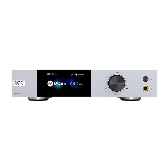 eversolo DAC-Z6 Product Manual