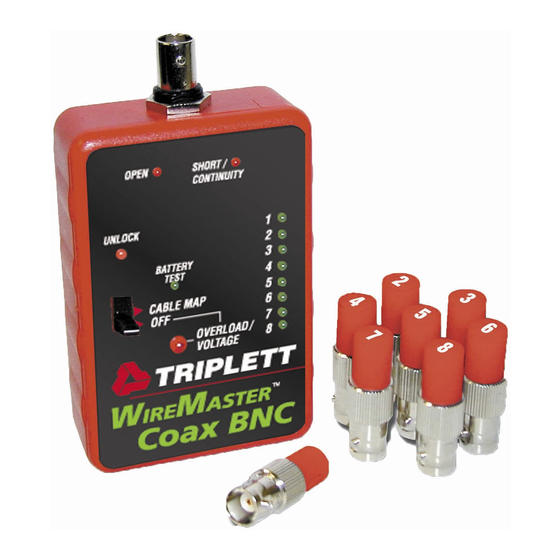 Triplett WireMaster Coax BNC Instruction Manual