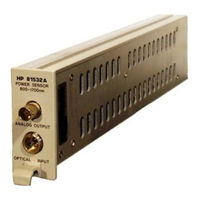 Hp 81532A User Manual