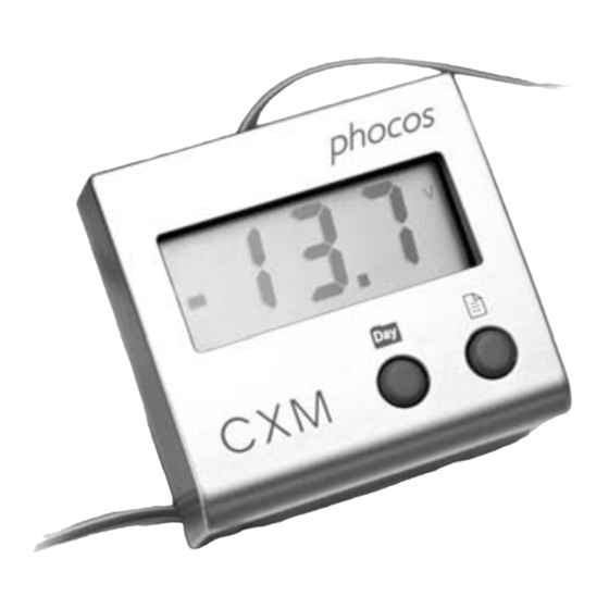Phocos CXM User Manual