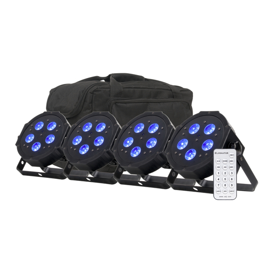 Eliminator Lighting MEGA FLAT HEX PAK User Instructions