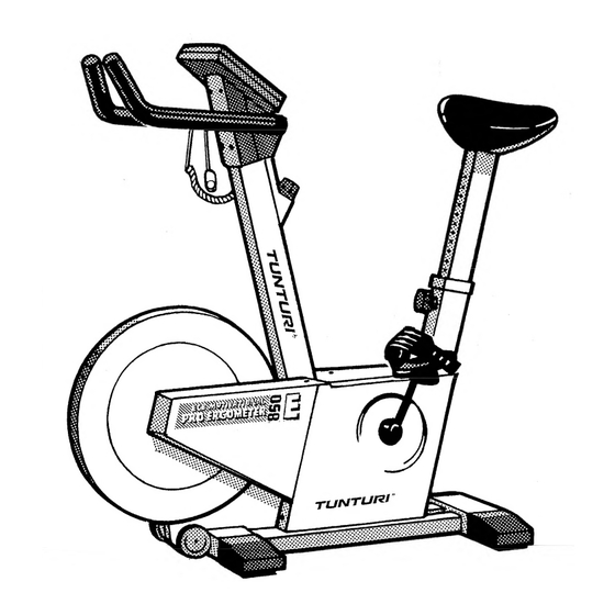 Tunturi ECB PRO ERGOMETER E 850 Owner's Manual