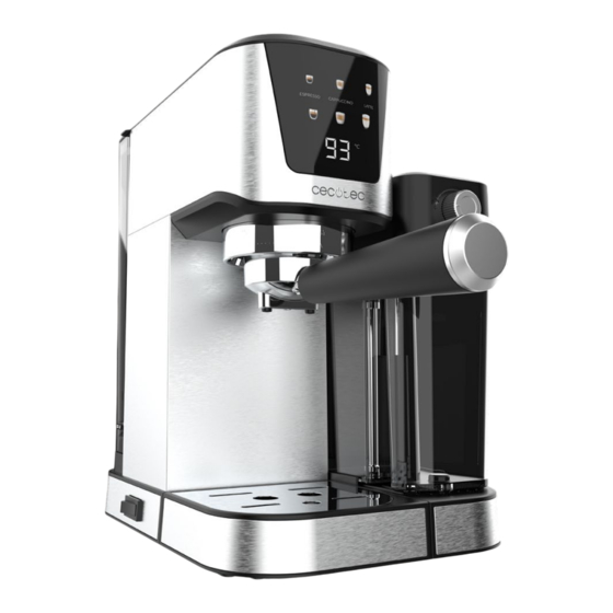 cecotec POWER ESPRESSO 20 CREAM Instruction Manual