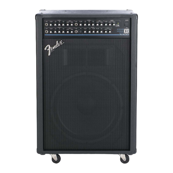 Fender KXR 200 Service Manual