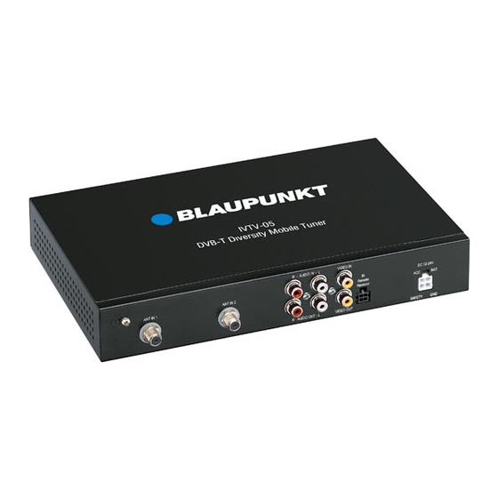 Blaupunkt IVTV-05 Operating And Installation Instructions