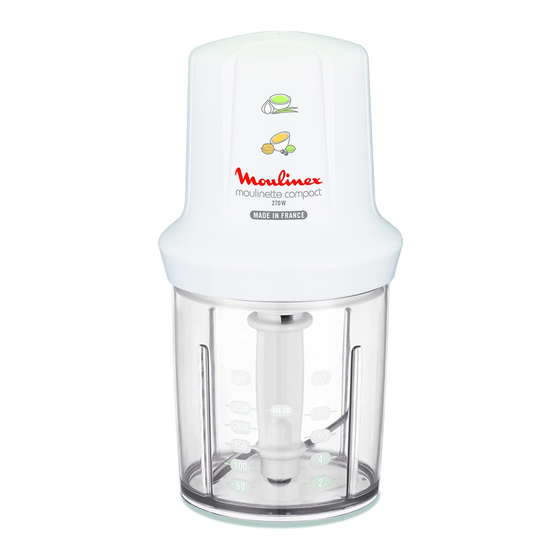 Moulinex COMPACT DJ300 Manual