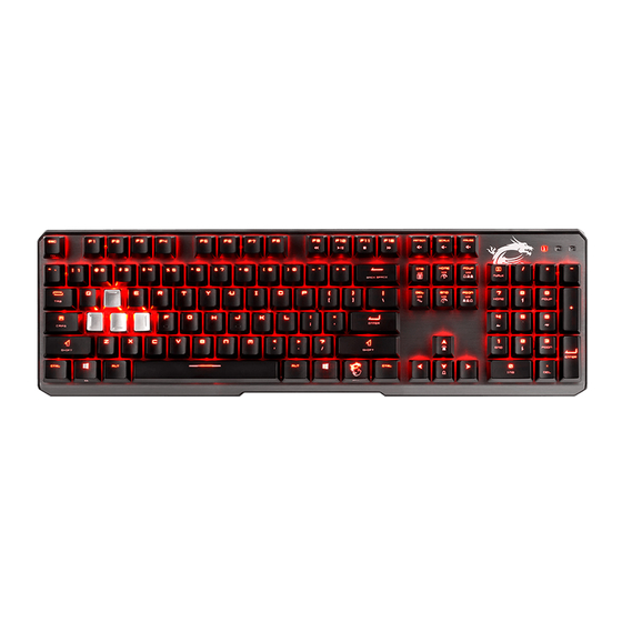 MSI VIGOR GK60 Manual