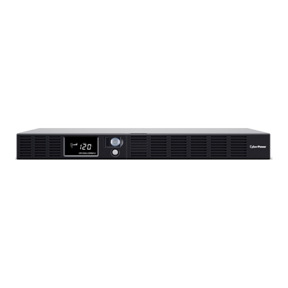 CyberPower OR1000LCDRM1U User Manual