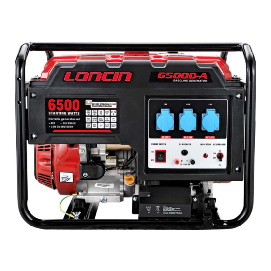 LONCIN HomeSite Power LC8000-AS Service Manual