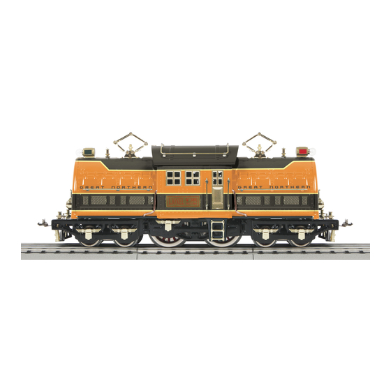 MTHTrains Tinplate 381E Electric Locomotive Operator's Manual