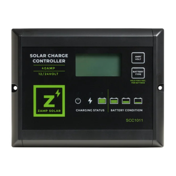 Zamp Solar SCC1011 User Manual