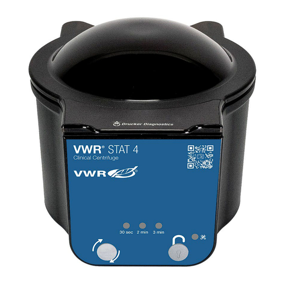 Drucker Diagnostics VWR STAT 4 Operator's Manual