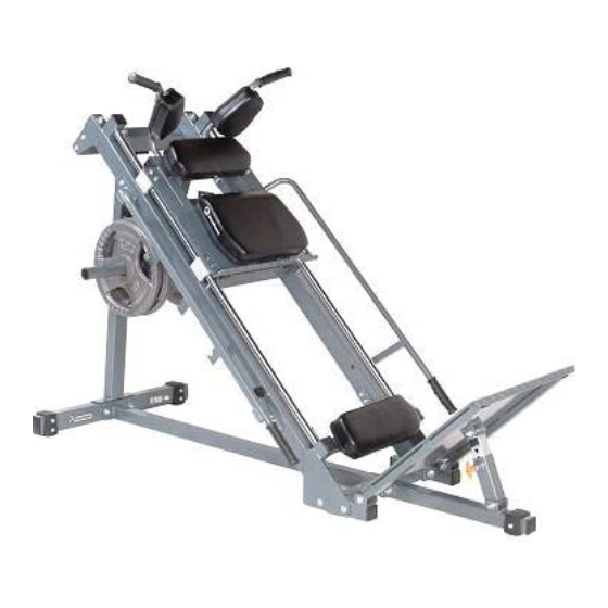 Keys Fitness Leg Press Hack Squat KF-LPHS Manuals