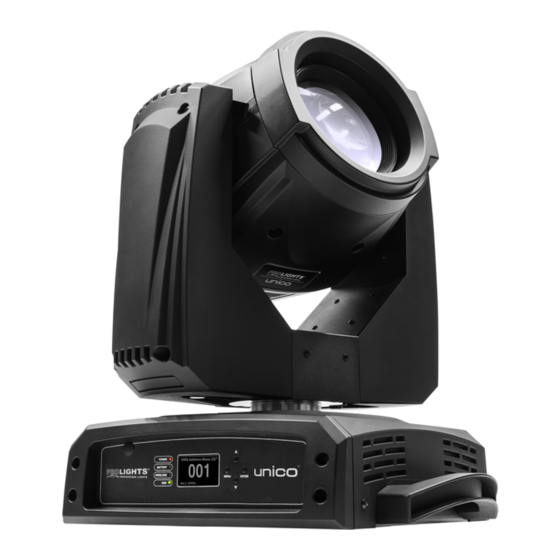 ProLights UNICO User Manual