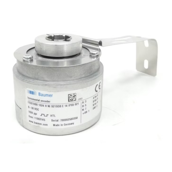 Baumer ITD21H00 Installation And Operating Instruction