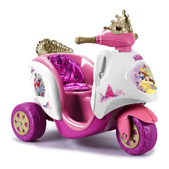 Famosa FEBER Disney Princess Scooty Manual