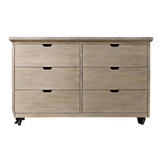 baby&child Tribeca Wide Dresser Quick Manual