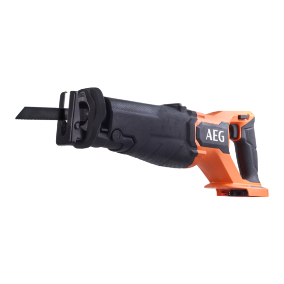 AEG BUS18BL2 Cordless Reciprocating Saw Manuals