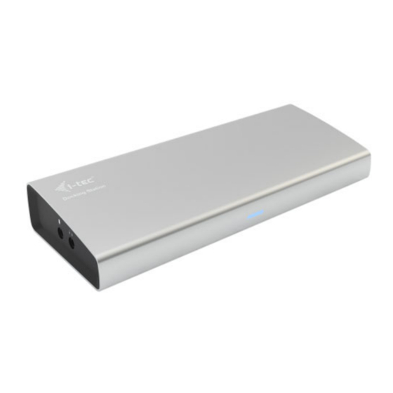 i-tec U3METALDOCK User Manual