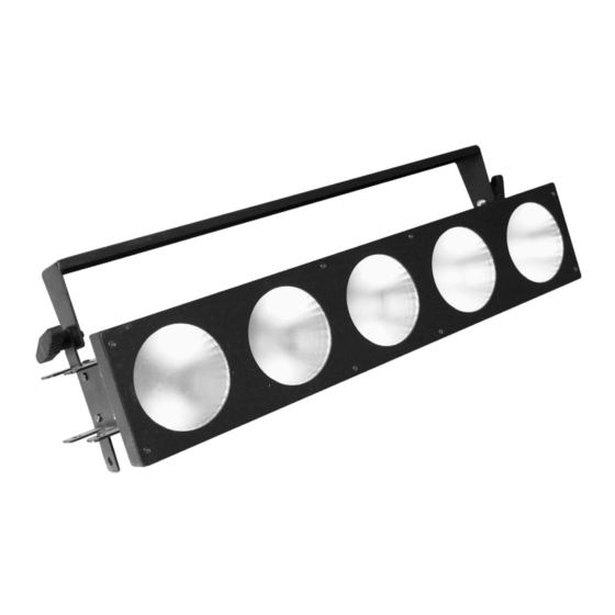 Beamz professional MadMax 5x10W COB LED Matrix Instruction Manual