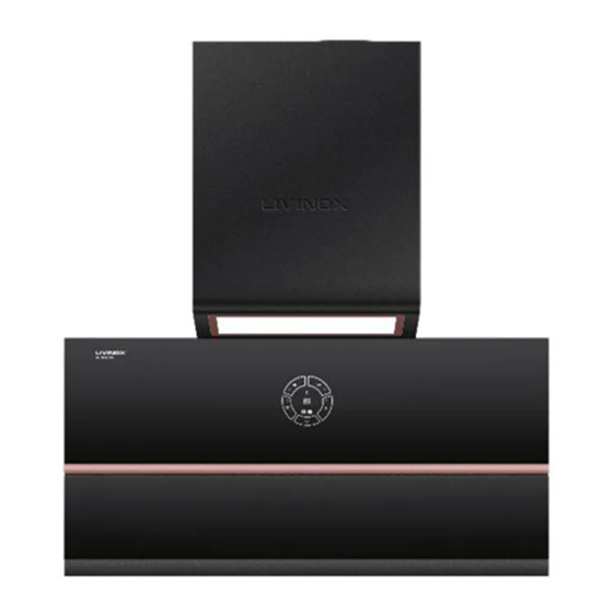 User Manuals: LIVINOX LCH-ROSE-90BL Kitchen Hood