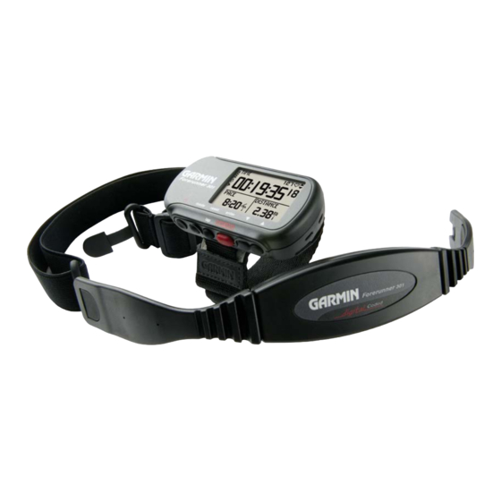 Garmin Forerunner series Features