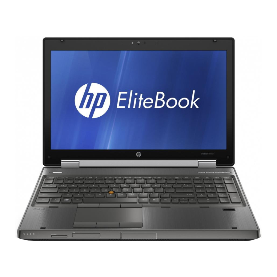 HP Elitebook 8560W Manuals