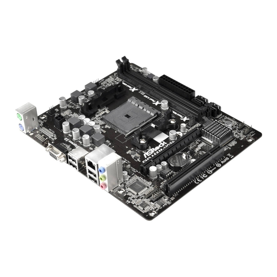 ASROCK FM2A55M-VG3+ Manual
