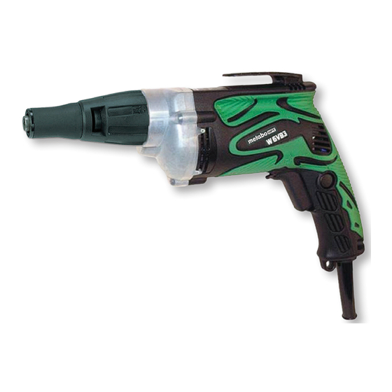 Metabo HPT SuperDrive 75 Series Operating Instructions