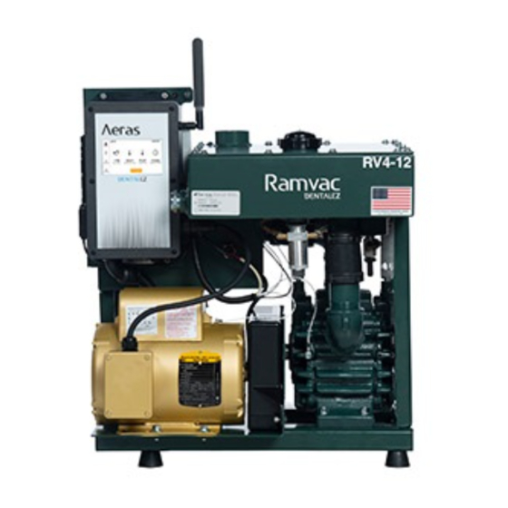 DentalEZ Aeras Ramvac RV4-12 Manuals