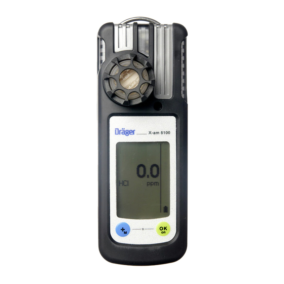 Dräger X-am 5100 Instructions For Use Manual