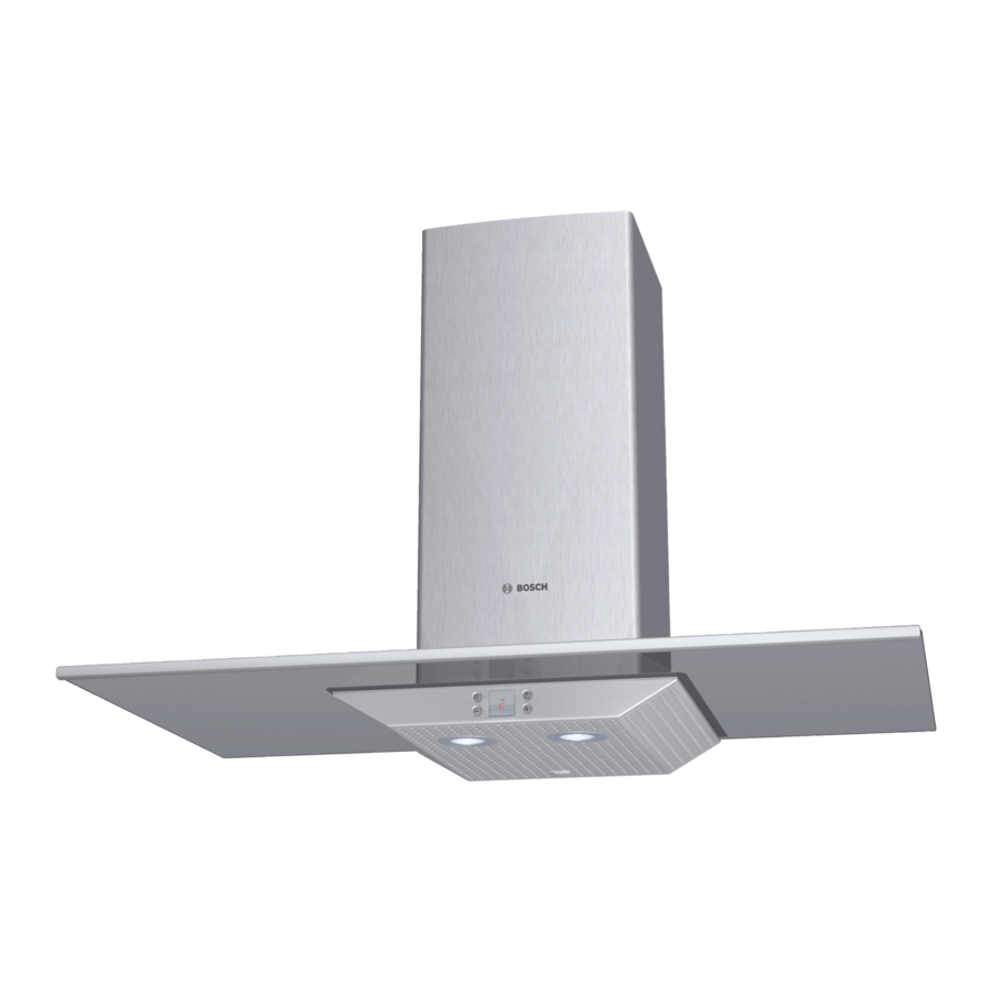 Bosch DKE96 Ventilation Hood Manuals