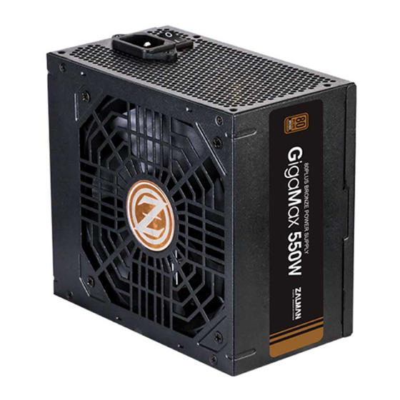 ZALMAN GigaMax Series User Manual