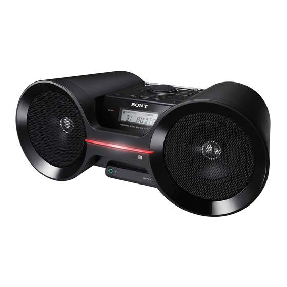 Sony ZS-BTY55 Service Manual