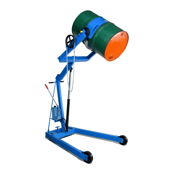 morse Hydra-Lift 400A-60 Operator's Manual