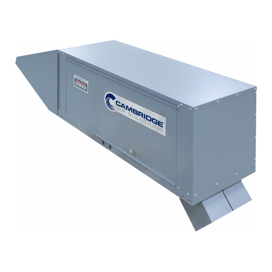 Cambridge Air Solutions Blow-Thru SA Series Technical Manual