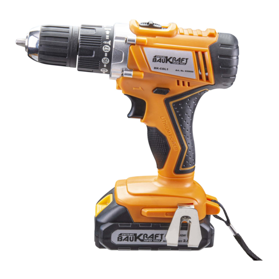 User Manuals: Baukraft BK-AGCDL1 Cordless Power Tools