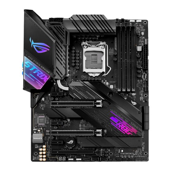 Asus ROG STRIX Z490-E Manual