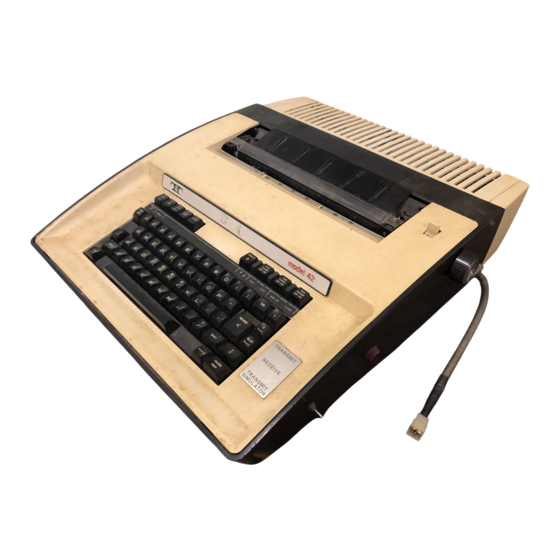 Teletype 42 Manual